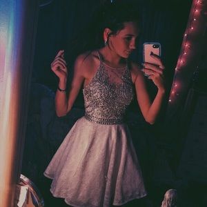 homecoming dress worn once in perfect condition